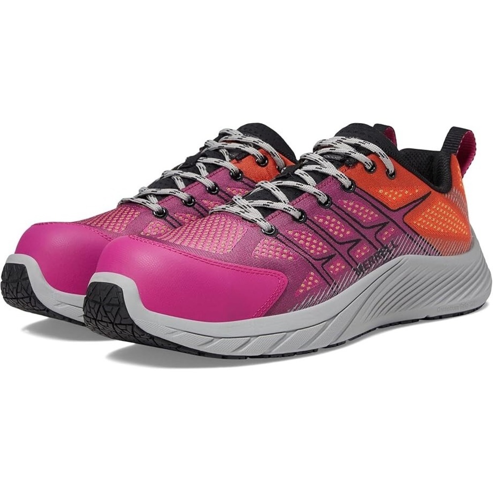 Merrell® (Women's 9.5) Moab‎ Flight™ Carbon Fiber Work Shoes in Fuschia
